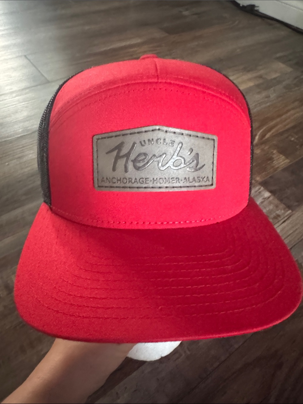 Red Mesh-Back Trucker Hat
